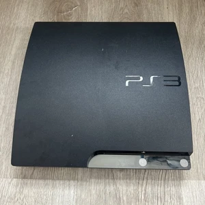 FOR PARTS Sony PlayStation 3 PS3 Slim Console Only Black CECH-2501B READ - Foto 1 di 9
