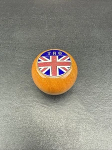 Wooden Wood Triumph TR6 Gear Shift Knob Handle Accessory Union Jack - Picture 1 of 4