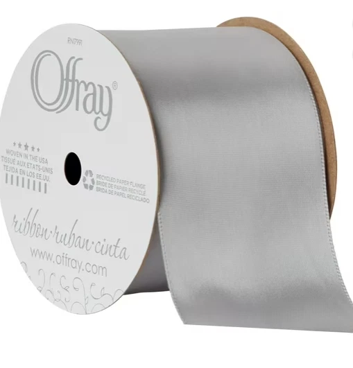 Offray Ribbon, 2 1/4 inch Single Face Satin Polyester Various Colors New - Image 1 of 1