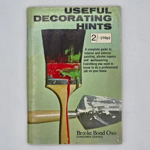 Useful Decorating Hints 1960s Brooke Bond Oxo PG Tips Vintage Advertising Bookle - Picture 1 of 11