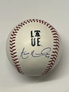 Aaron Nola Signed Rawlings Official Phillies City Connect Baseball JSA - Picture 1 of 2