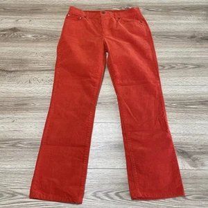 Ralph Lauren Jeans Co. LRL Hose klassisch gerade Damengröße 8 orange Cord - Bild 1 von 11