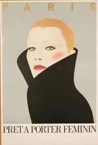 Razzia Pret a Porter Feminin 1981 original poster for Fashion Week Paris - Picture 1 of 3