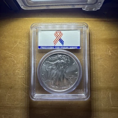 2015 American Silver Eagle Dollar 1oz PCGS MS69 First Strike Beautiful Coin ￼ - Image 1 of 3