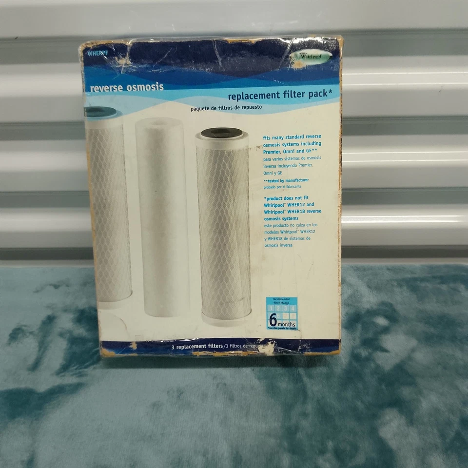 Whirlpool WHKF-WHERPFK Reverse Osmosis Cartridge Kit #148882 - Image 1 of 4