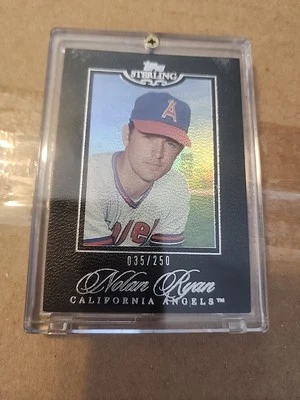 2006 Topps Sterling #77 Nolan Ryan Black Boarder 35/250 Ships In BCW Protector - Image 1 of 2
