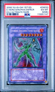PSA 6 MK 1ST EDITION ULTIMATE Elemental Hero Shining Pheonix Enforcer EOJ-EN033 - Picture 1 of 2