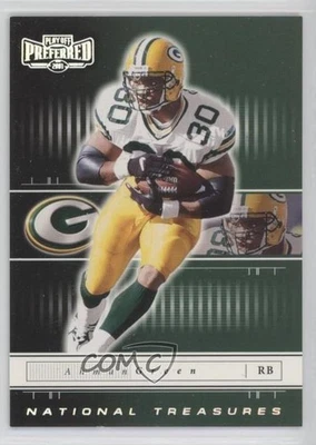 2001 Playoff Preferred National Treasures Silver /400 Ahman Green #70 - Image 1 of 2