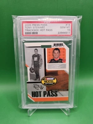 Press Pass Trackside 2005 - Hot Pass Tony Stewart #HP 16 - PSA 10 - gema como nueva Foto 1 de 2
