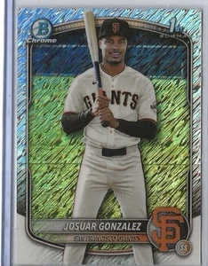 2025 Bowman Chrome - Prospects Josuar Gonzalez #BCP-153 rifrattore scintillante (RC) - Foto 1 di 1