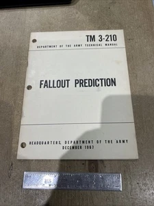1967 FALLOUT PREDICTION, TM 3-210, Department of the Army Technical - Picture 1 of 9
