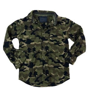 Nomad Outdoor Hunting Camo Fleece Button Up Long Sleeve Shirt Big Boys Size 8 S - Picture 1 of 7