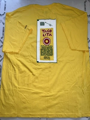 Camisa Taco Lita Celebrando 40 Años 2XL Amarilla Arcadia California NUEVA SIN ETIQUETAS Foto 1 de 4