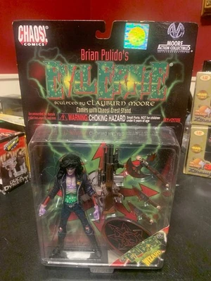 EVIL ERNIE ¡Caos! Figura de acción Comics Brian Pulido's 6" 1997 Moore Collectibles Foto 1 de 2