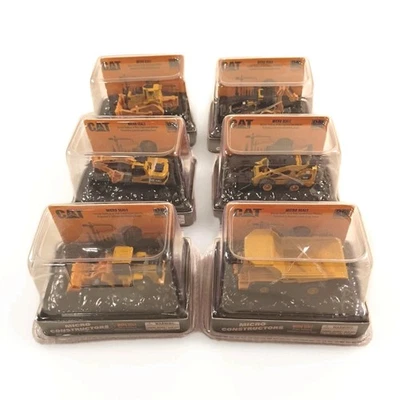 Diecast Masters CAT Micro Constructor Diecast Lote de 6 Máquinas Nuevo Cargador Dozer Foto 1 de 4