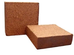 COCONUT COIR coco fiber peat Cactus plant media cacti hydroponic soil brick 5 kg - Picture 1 of 2