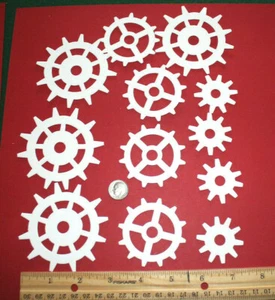 30 GADGET GEARS tim holtz cardstock paper die cut embellishments  - Picture 1 of 16