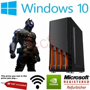 Gaming PC Ultra Fast i3 i5 i7 16GB RAM 512GB SSD 2TB GTX 1660 RTX 2060 Windows10 - Picture 1 of 6
