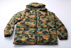 Club Room Men's Stretch Hooded Puffer Jacket CD4 Camouflage Size XL NWT - Picture 1 of 6