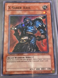 \ (M/NM) - X-Saber Axel - HA01-EN010 - Super Rare - Limited Edition YuGiOh - Picture 1 of 2