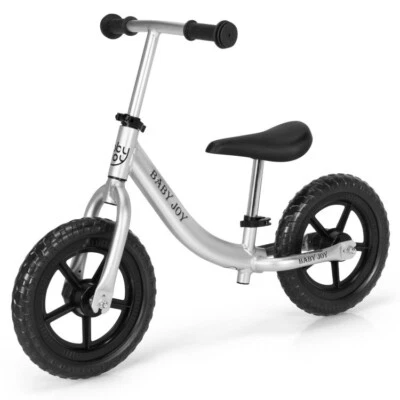 Kids No Pedal Balance Bike Training Bicycle with Adjustable Handlebar and Seat - Image 1 of 4