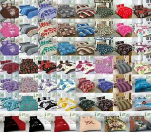 Stylish Printed Jacob Duvet Quilt Cover Set With Pillowcases - Picture 1 of 51