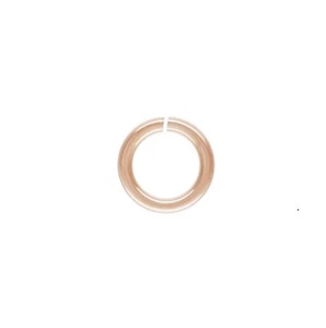 14k Roségold gefüllt 18ga 6 mm offene Sprungringe 10 Stck. #7503-6 - Bild 1 von 1