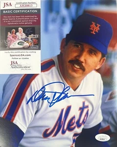 Davey Johnson HOF World Series 86’ Signed Autographed 10x8 Mets Photo JSA COA - Picture 1 of 7