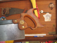 UGLY OLD CARPENTER'S TENON JOINERY RIP SAW - FOR CUTTING WOOD