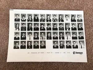 Vintage 1969-1970 St. Frances of Rome Catholic Grade Grammar School, Cicero, IL. - Picture 1 of 3