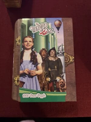 Rompecabezas El Mago de Oz 75 Aniversario 1000 Piezas en Caja de Libros Raro Foto 1 de 3