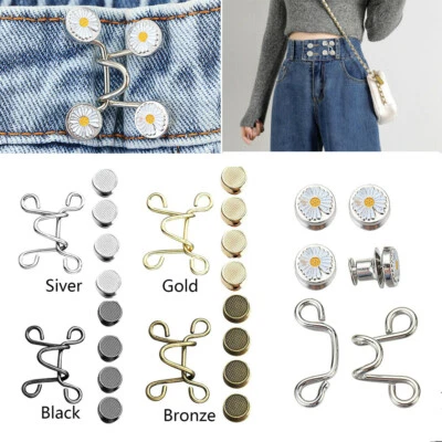 Fibbia In Vita Senza Rivetti. Bottone A Pressione Regolabile. Strumento Per ☆ - Immagine 1 di 4