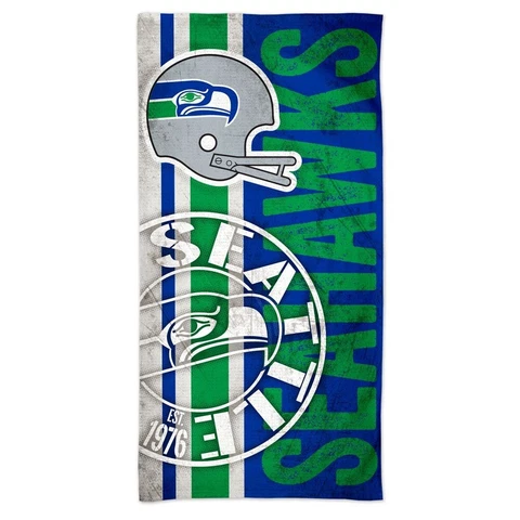 SEATTLE SEAHAWKS RETRO 30"X60" SPECTRA BEACH TOWEL NEW WINCRAFT 👀 Cover