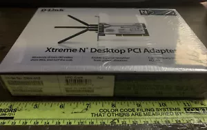 D-Link DWA-552 Xtreme N Wireless Desktop PCI Adapter -NIB- 2.4 GHz ONLY!! - Picture 1 of 3