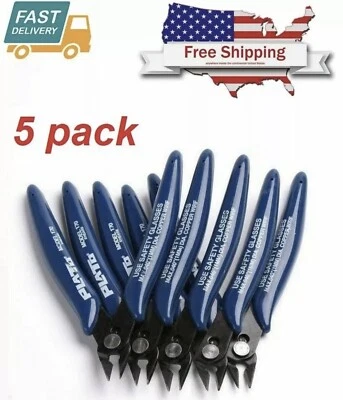 Paquete de 5 170 alicates de corte diagonales azules cortadores laterales Foto 1 de 4