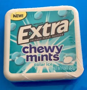 Wrigley’s Extra Chewy Mints Polar Ice Discontinued Candy Sealed - Picture 1 of 4