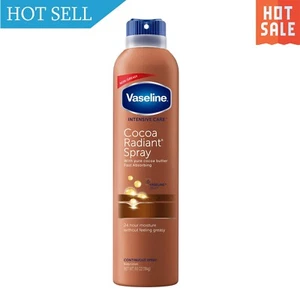 Vaseline Intensive Care Radiant Moisturizer Non Greasy Spray Body Lotion, Cocoa, - Picture 1 of 9