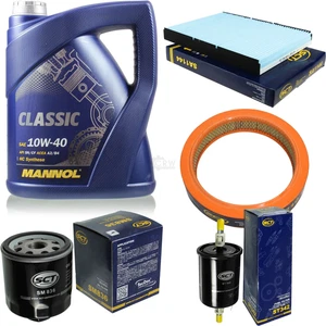 5L Ölwechsel Set MANNOL Classic 10W-40 Motoröl + SCT Filter KIT 10758090 - Bild 1 von 10