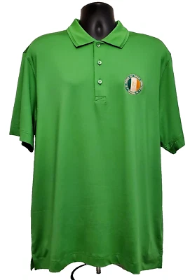 Cutter & Buck CB DryTec 50+ UPF Shirt Green Polo SS With Business Logo's in Desc - Image 1 of 4