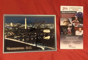 PRESIDENT JOE AND JILL BIDEN SIGNED WASHINGTON D.C. POSTCARD WITH JSA COA !!!! a - Picture 1 of 5