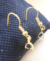 250pc-Sterling Silver Earring Hooks.Wholesale Earring Wires.Coil Ear Hooks SS114 