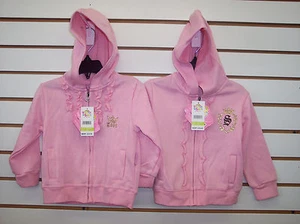 Infant Girls Sweet & Soft $26 Pink Hoodies Size 6 Months - 24 Months - Picture 1 of 14