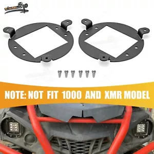 Fit Can-Am Outlander Max L 400 450 500 570 Headlight to LED Light Pod Brackets - Picture 1 of 9