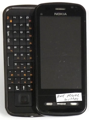 Nokia C6-00 - Negro y Plateado (GSM) Teléfono Celular Deslizante Muy Raro - LEER Foto 1 de 2