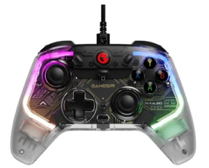 GameSir T4 Kaleid Transparent Multicoloured Wired Controller - Customisable - Picture 1 of 7