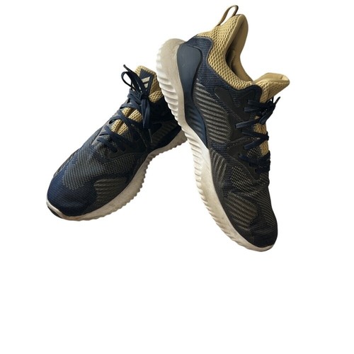 Scarpe da corsa Adidas Alphabounce sneakers comode sportive blu e oro taglia 12
