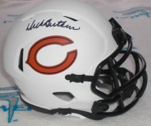 DICK BUTKUS SIGNED CHICAGO BEARS LUNAR MINI HELMET - Illinois - J.S.A. Certified - Picture 1 of 3
