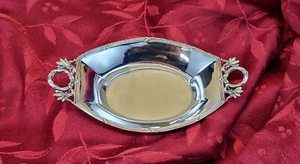 Louis XVI / Neoclassical Style Solid 800 Continental Silver BonBon Dish 2.8 ozt - Picture 1 of 8