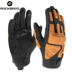 ROCKBROS Ciclismo Guantes de Dedo Completo MTB Bicicleta de Carretera SBR Motocicleta Guante - Imagen 1 de 16