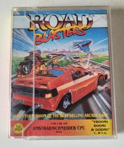 Road Blasters - Amstrad CPC Disk - Complet - Imagen 1 de 7